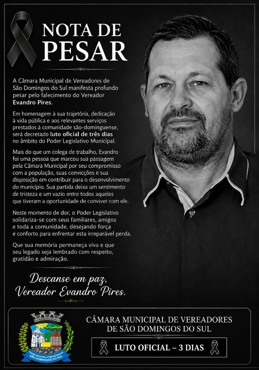NOTA DE PESAR